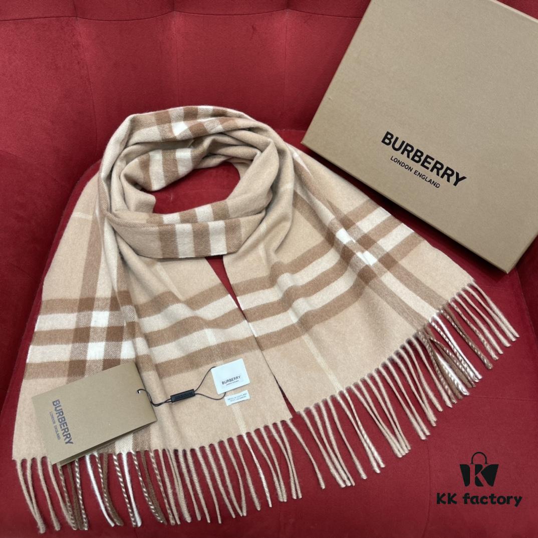 6931a973ccd8ab3d7af9dd68 Mid-tone Camel Color BURBERRY Classic Entry-level Bestseller, Timeless Check Pattern, Simple and Elegant Unisex Scarf, Never Out of Style