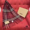 6931a973ccd8ab3d7af9dd6e Burgundy Burberry Classic Entry-Level Bestseller, Timeless Check Pattern, Simple and Elegant Unisex Scarf – A Never-Outdated Accessory. Upgraded with No Color Difference, Original Factory Yarn Material. Size: 168*30cm