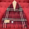 6931a973ccd8ab3d7af9dd6f Burgundy Burberry Classic Entry-Level Bestseller, Timeless Check Pattern, Simple and Elegant Unisex Scarf – A Never-Outdated Accessory. Upgraded with No Color Difference, Original Factory Yarn Material. Size: 168*30cm