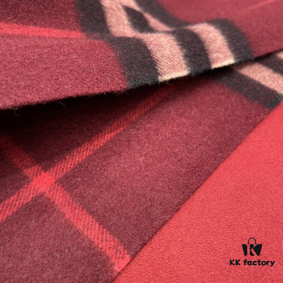 6931a973ccd8ab3d7af9dd72 Burgundy Burberry Classic Entry-Level Bestseller, Timeless Check Pattern, Simple and Elegant Unisex Scarf – A Never-Outdated Accessory. Upgraded with No Color Difference, Original Factory Yarn Material. Size: 168*30cm
