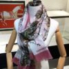 6931a974ccd8ab3d7af9dd7c Glowing Gvc Sequin Floral Cashmere Scarf - Premium Pure Cashmere with Silver Thread, Exclusive New Arrival