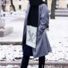 6931a979ccd8ab3d7af9ddcd LV Latest Black and Gray Men's Cashmere Scarf with Two-Tone Design