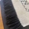 6931a979ccd8ab3d7af9ddd2 LV Latest Black and Gray Men's Cashmere Scarf with Two-Tone Design
