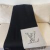 6931a979ccd8ab3d7af9ddd3 LV Latest Black and Gray Men's Cashmere Scarf with Two-Tone Design
