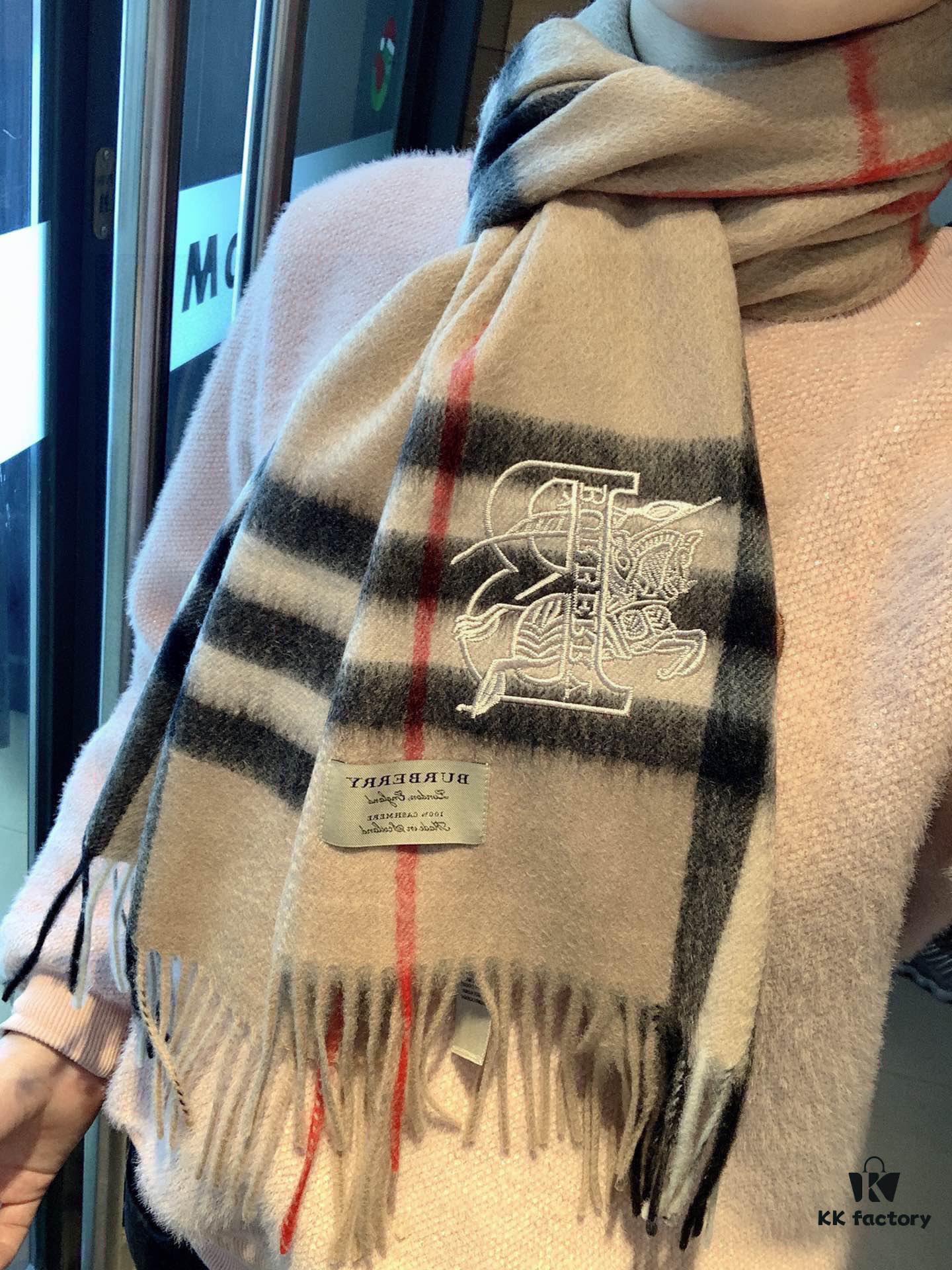 6931a97accd8ab3d7af9dde8 Top-Quality Original Version - Full Packaging, New Hot-Selling Style, Latest Counter Release (New Horse Logo) Highly Recommended, Burberry Official Website's Newest Arrival, 100% Premium Cashmere, Extremely Warm, Soft and Skin-Friendly, Non-Irritating, Classic Burberry Plaid Design, Unisex Scarf