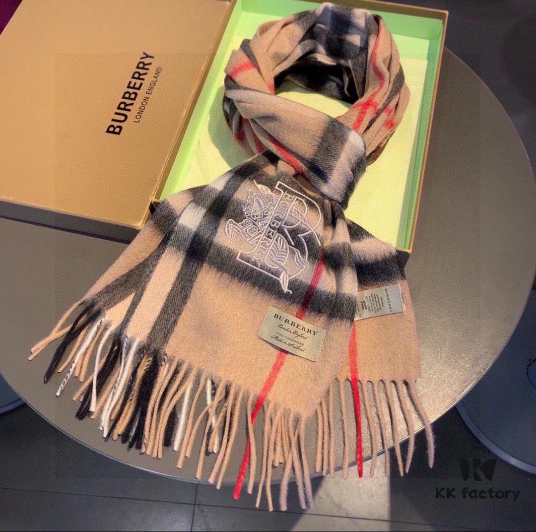 6931a97bccd8ab3d7af9dded Top-Quality Original Version - Full Packaging, New Hot-Selling Style, Latest Counter Release (New Horse Logo) Highly Recommended, Burberry Official Website's Newest Arrival, 100% Premium Cashmere, Extremely Warm, Soft and Skin-Friendly, Non-Irritating, Classic Burberry Plaid Design, Unisex Scarf