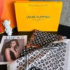 6931a97cccd8ab3d7af9de07 LV Clover Double-Sided Scarf in Black, Dual-Use as Shawl or Scarf
