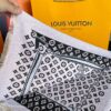 6931a97cccd8ab3d7af9de08 LV Clover Double-Sided Scarf in Black, Dual-Use as Shawl or Scarf