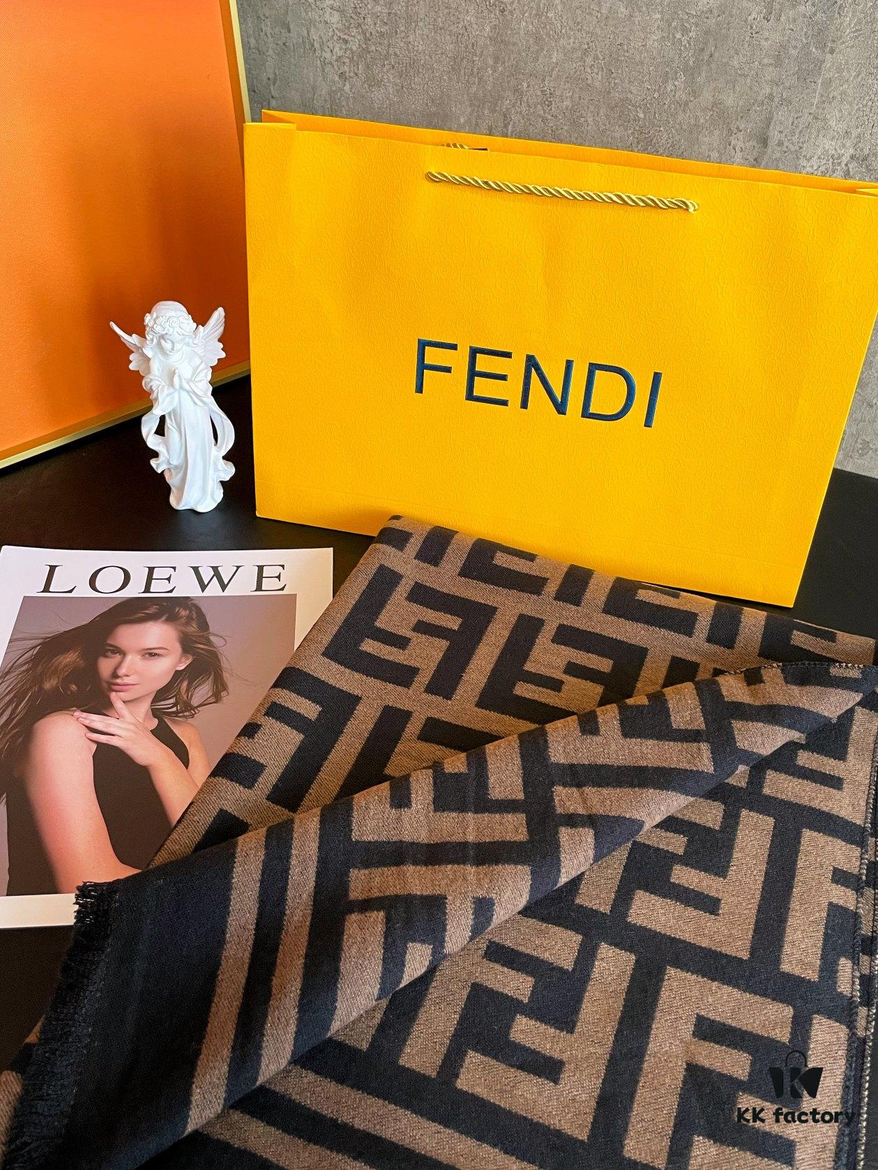Fendi Classic Double F Scarf