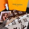 LV Official Website Same Style Double-Sided Cashmere Scarf in Gray