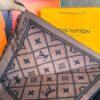 6931a980ccd8ab3d7af9de48 LV Monogram Double-Sided Cashmere Scarf in Black