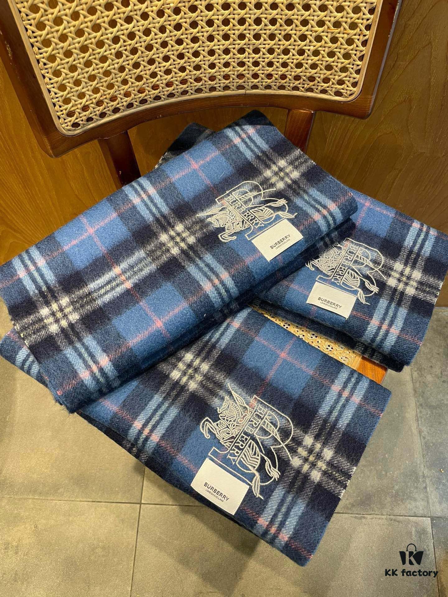 6931a980ccd8ab3d7af9de4b Burberry Wool Cashmere Plaid Set – Timeless Classic Men's Design, Reversible, 100% Cashmere