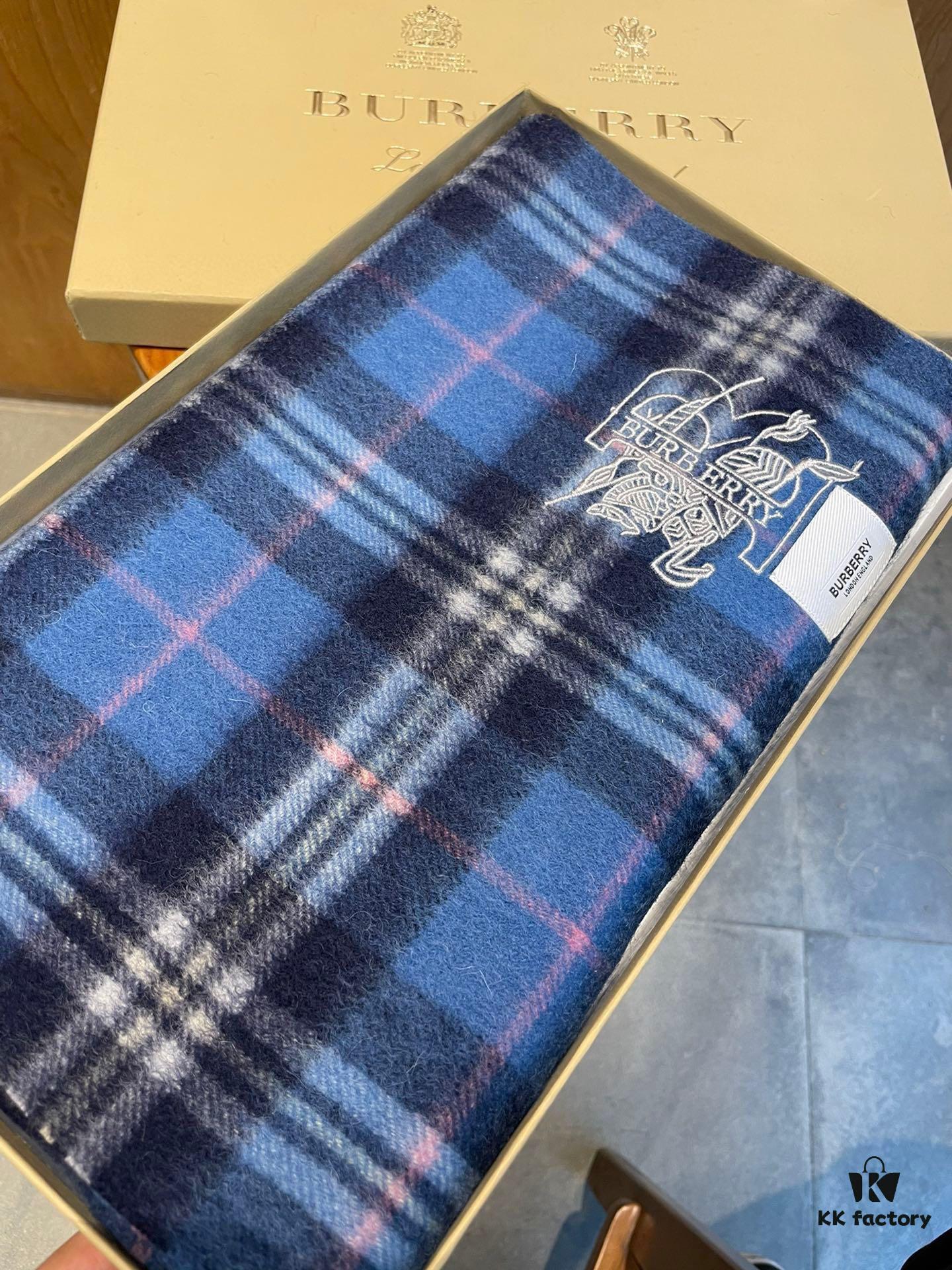 6931a980ccd8ab3d7af9de4c Burberry Wool Cashmere Plaid Set – Timeless Classic Men's Design, Reversible, 100% Cashmere