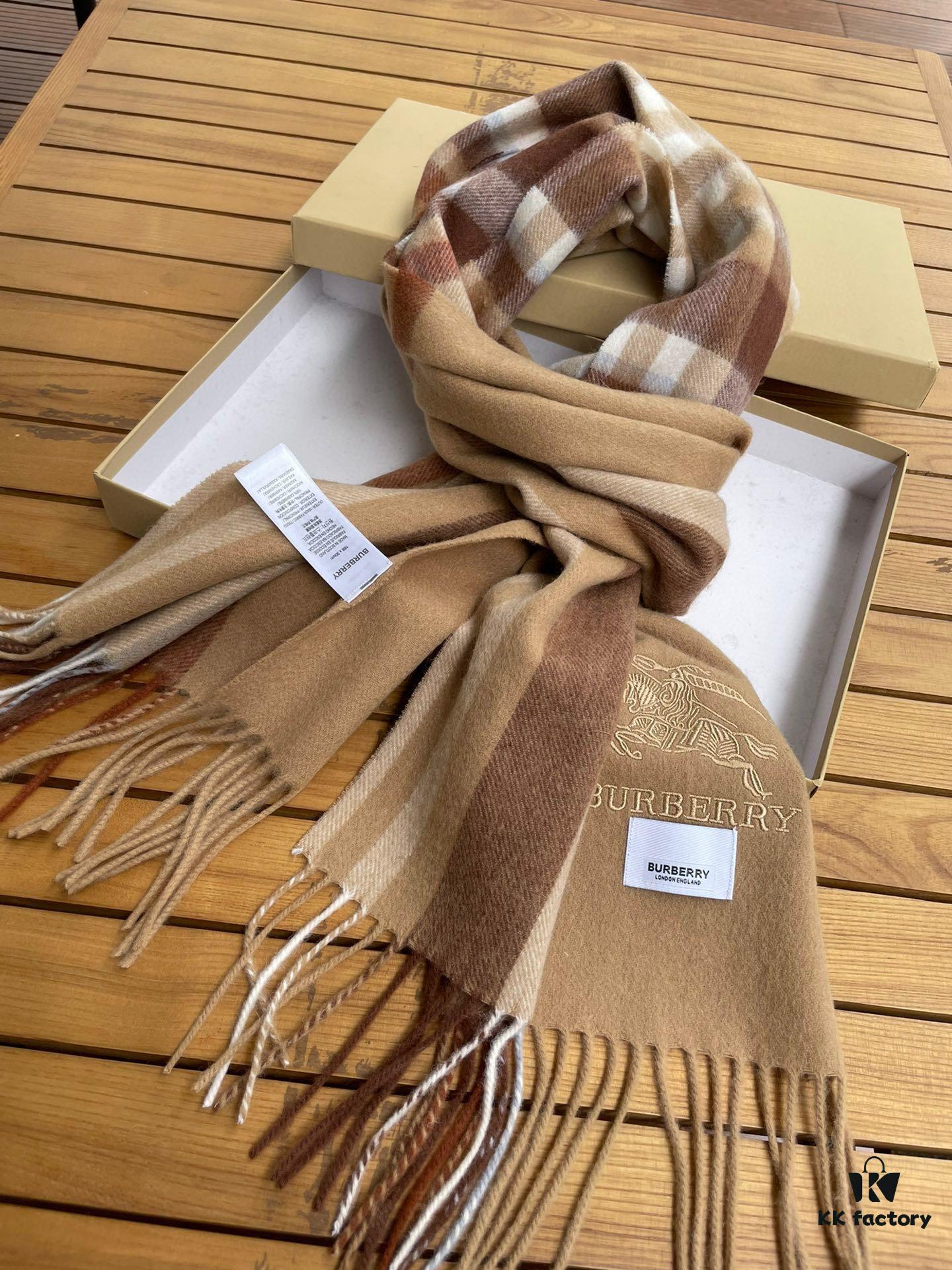 6931a981ccd8ab3d7af9de5c Burberry High-Quality Imported Cashmere Scarf with Full Retail Packaging – Unisex Design, Latest Collection