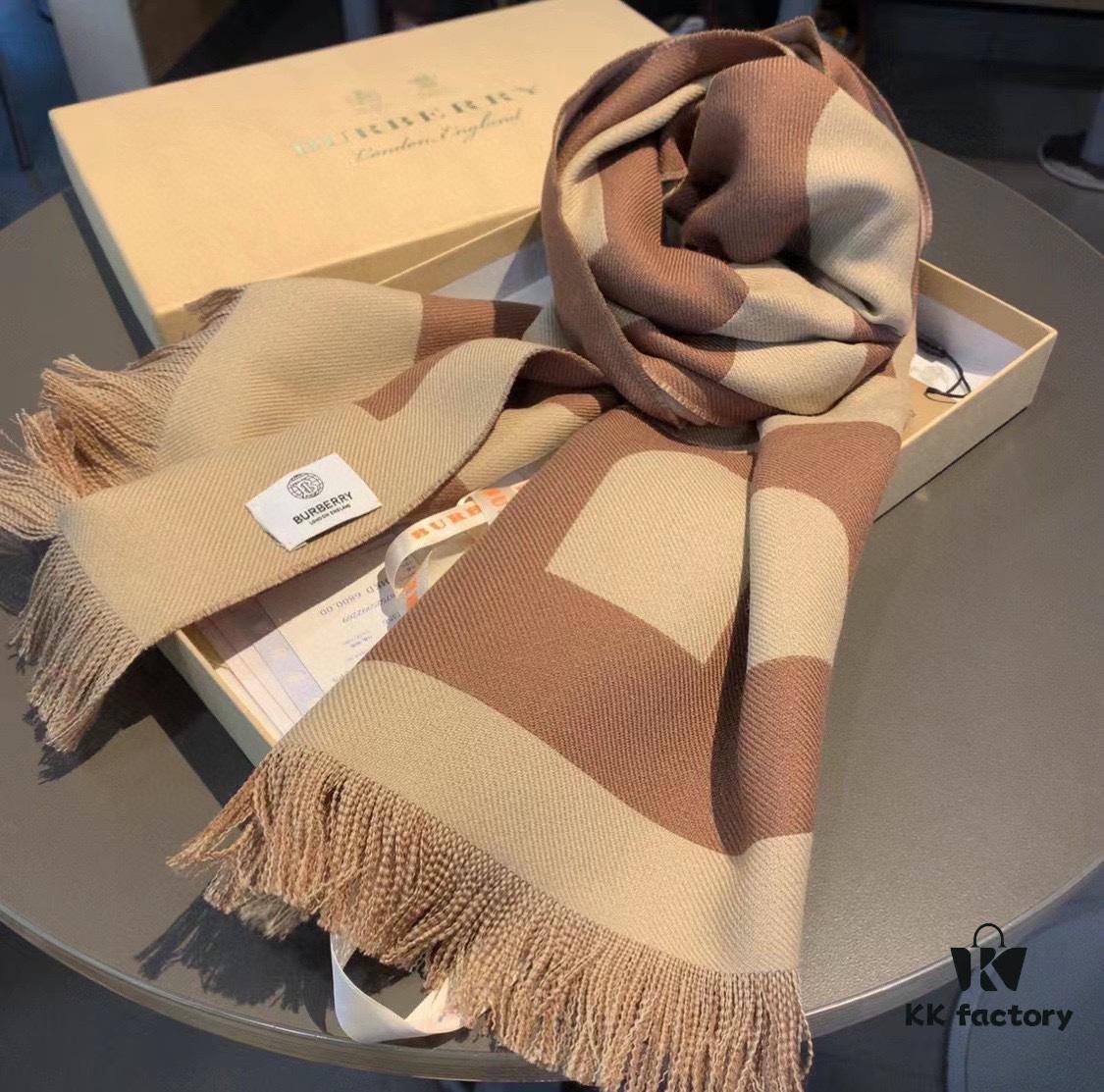 6931a984ccd8ab3d7af9de7f Authentic Top-tier Version, Full Packaging, Burberry Latest Counter New Arrival, Hot Launch, Premium Double-layer Yarn-dyed Craft