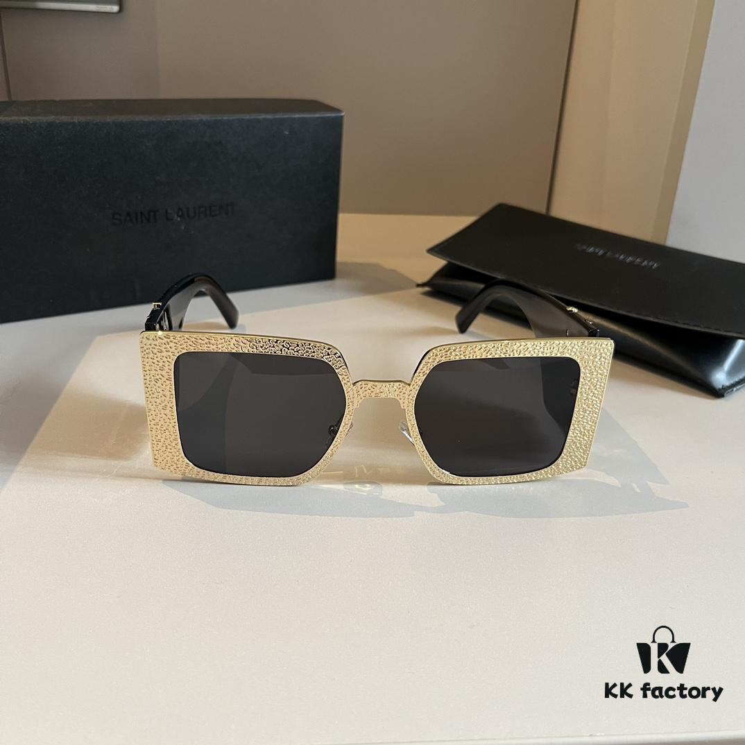 6931a984ccd8ab3d7af9de89 YSL Saint Laurent Sunglasses, absolutely in love, the aura when worn is perfectly captured, extremely slimming for the face, large-frame yet surprisingly lightweight, with just the right temple curvature for a comfortable, feather-light fit!