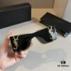 6931a984ccd8ab3d7af9de8b YSL Saint Laurent Sunglasses, absolutely in love, the aura when worn is perfectly captured, extremely slimming for the face, large-frame yet surprisingly lightweight, with just the right temple curvature for a comfortable, feather-light fit!