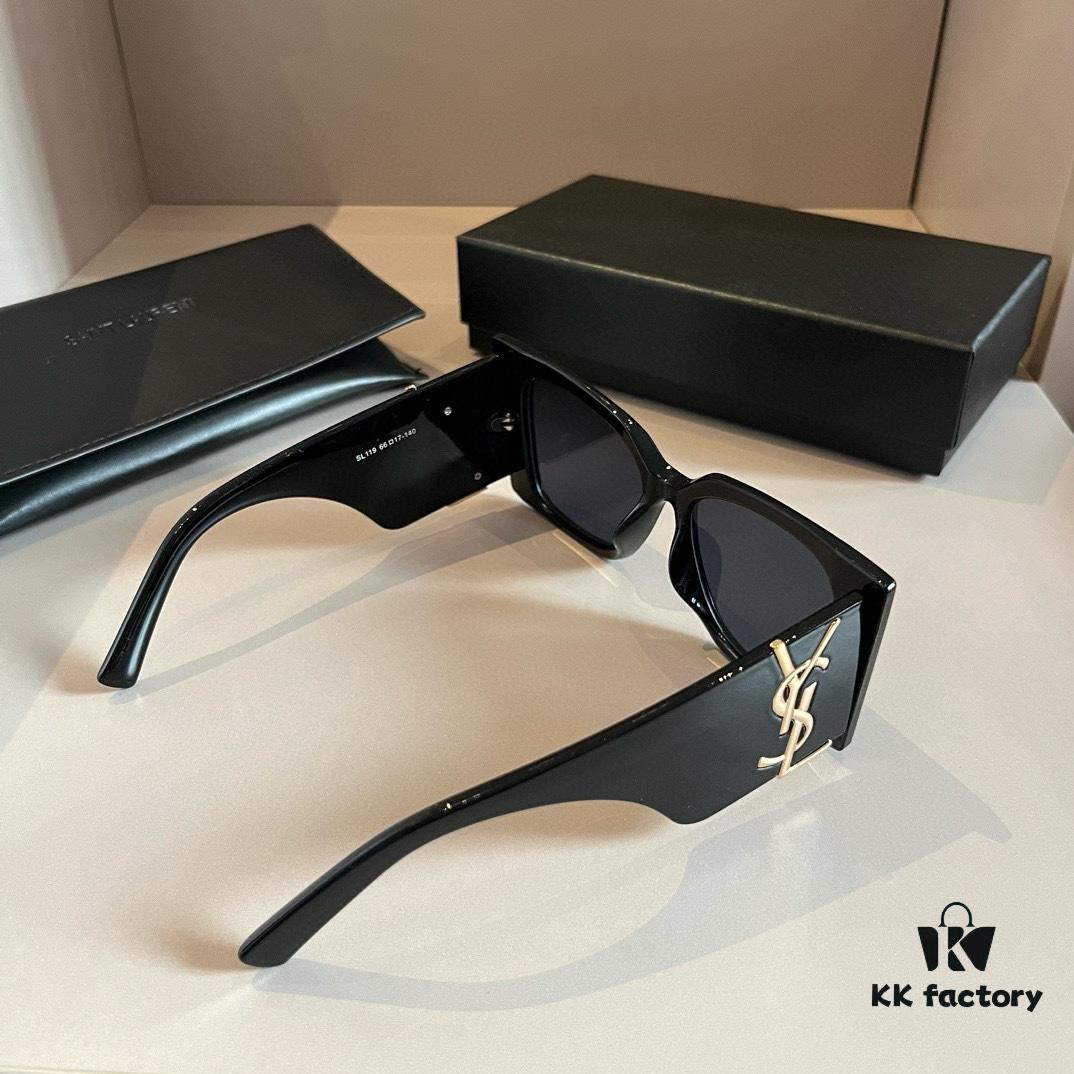 6931a987ccd8ab3d7af9deb7 YSL Saint Laurent Sunglasses, absolutely in love, the aura when worn is perfectly on point, greatly slimming the face, large frame yet surprisingly lightweight, temples designed at just the right angle for a comfortable, light feel