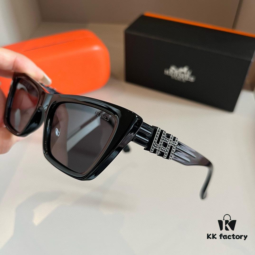 6931a991ccd8ab3d7af9df55 2024 Hermès New Arrival Sunglasses, Polarized Sun Glasses, High-End Stylish Face-Slimming Export Sun Protection Eyewear