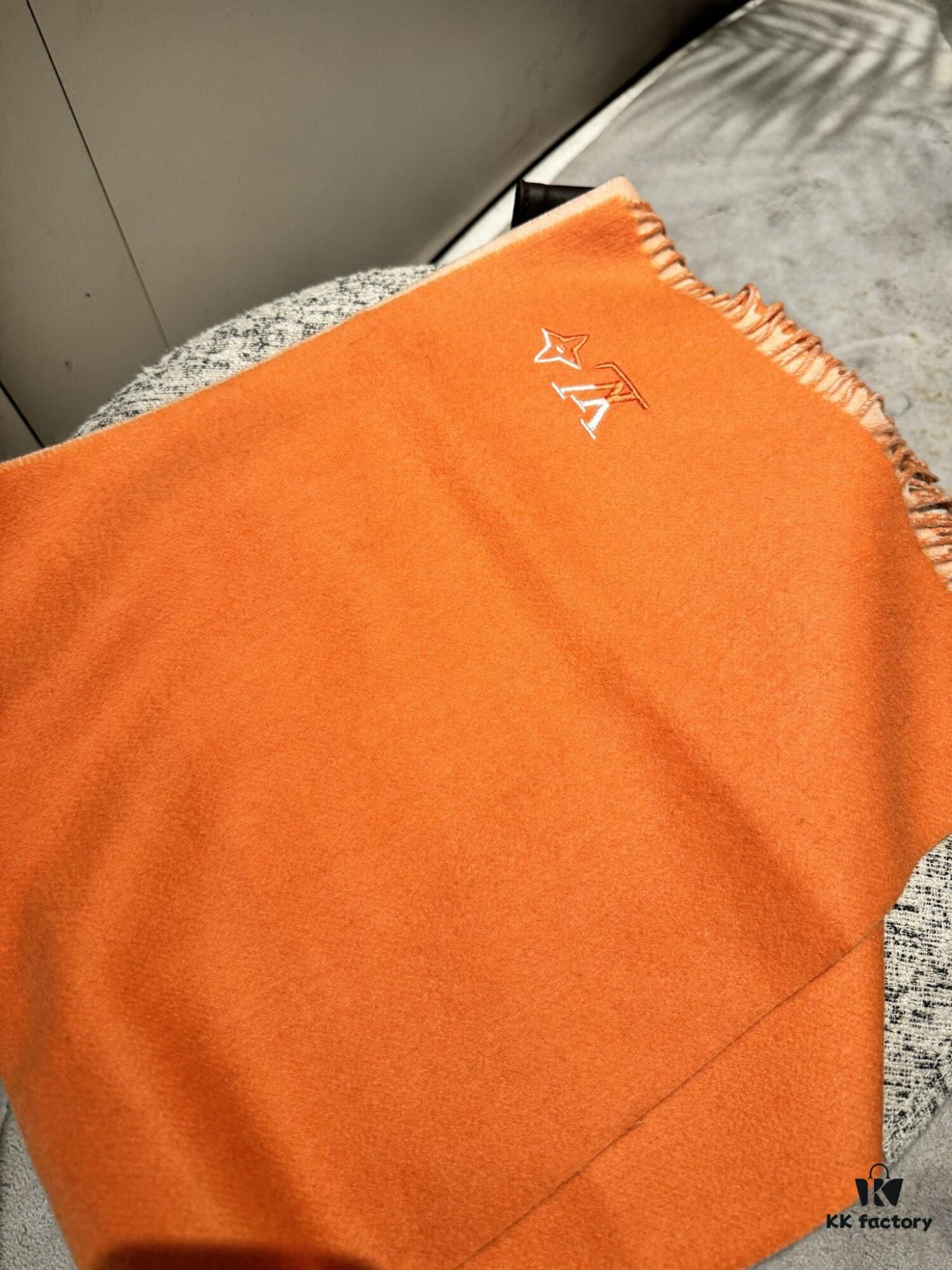 6931a992ccd8ab3d7af9df68 Louis Vuitton Men's Cashmere Scarf - Classic Unisex Design, 100% Cashmere, 30x180 cm