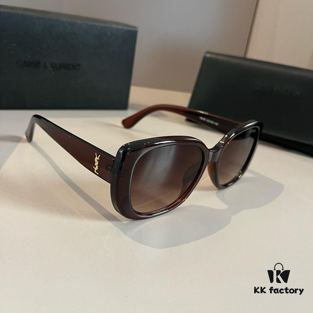 6931a993ccd8ab3d7af9df80 YSL Saint Laurent Sunglasses, Face-Contouring Sun Protection, High-End Lightweight Eyewear