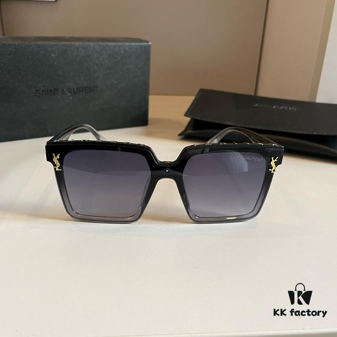 YSL Saint Laurent Sunglasses, Face-Contouring Sun Protection Glasses, Lightweight Luxury Eyewear