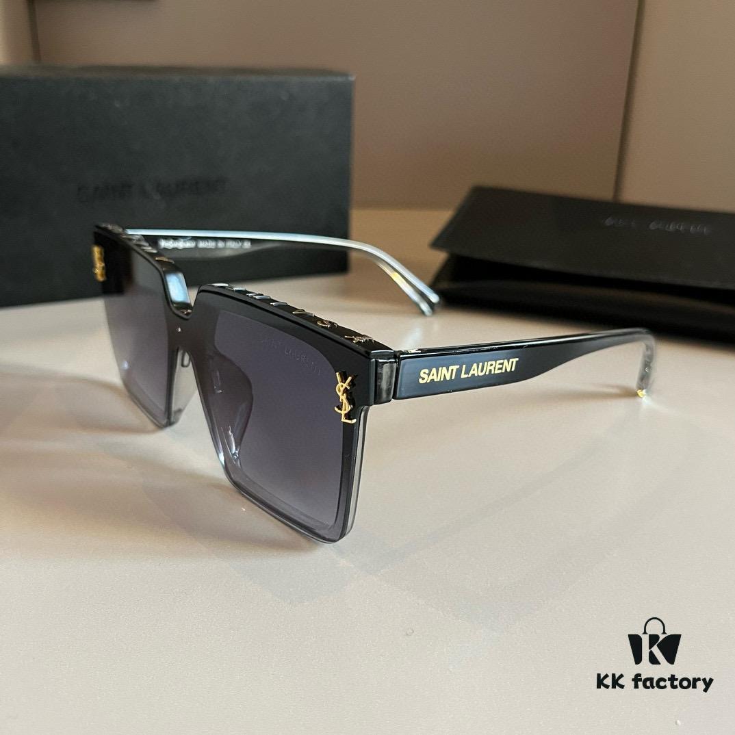 YSL Saint Laurent Sunglasses, Face-Contouring Sun Protection Glasses, Lightweight Luxury Eyewear