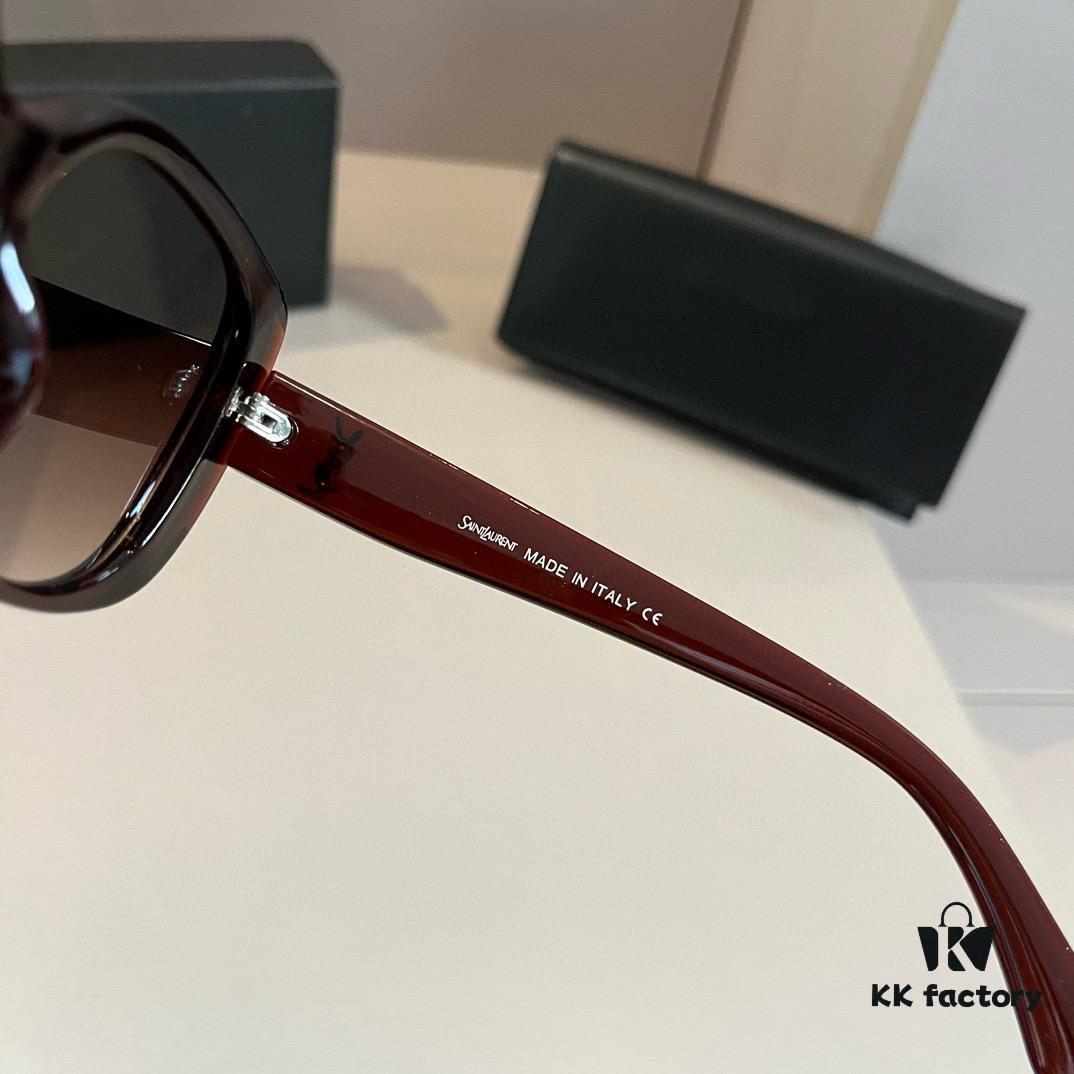 6931a999ccd8ab3d7af9dfd9 YSL Saint Laurent Sunglasses, Face-Contouring Sun Protection Glasses, High-End Lightweight Eyewear