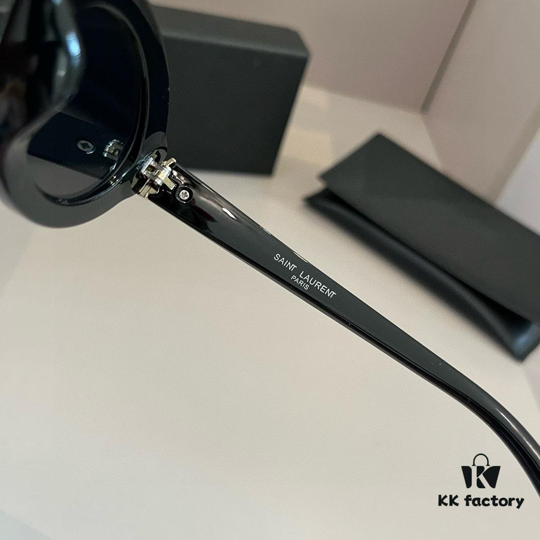 YSL Saint Laurent New Arrival SLM94 Gold Black Sunglasses