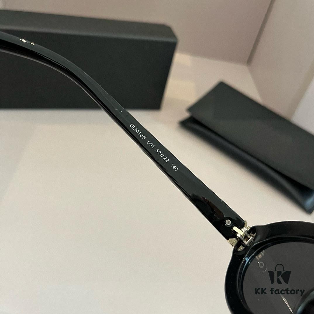 YSL Saint Laurent New Arrival SLM94 Gold Black Sunglasses