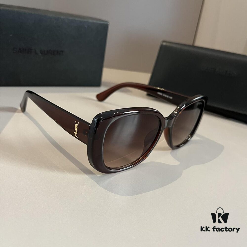 YSL Saint Laurent Sunglasses, Face-Contouring Sun Protection, High-End Lightweight Eyewear