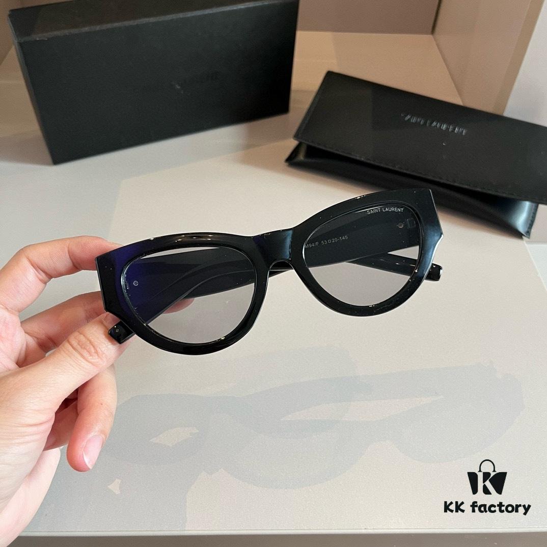 6931a99eccd8ab3d7af9e026 YSL Saint Laurent 2023 New Arrival SLM94 Gold Black Sunglasses