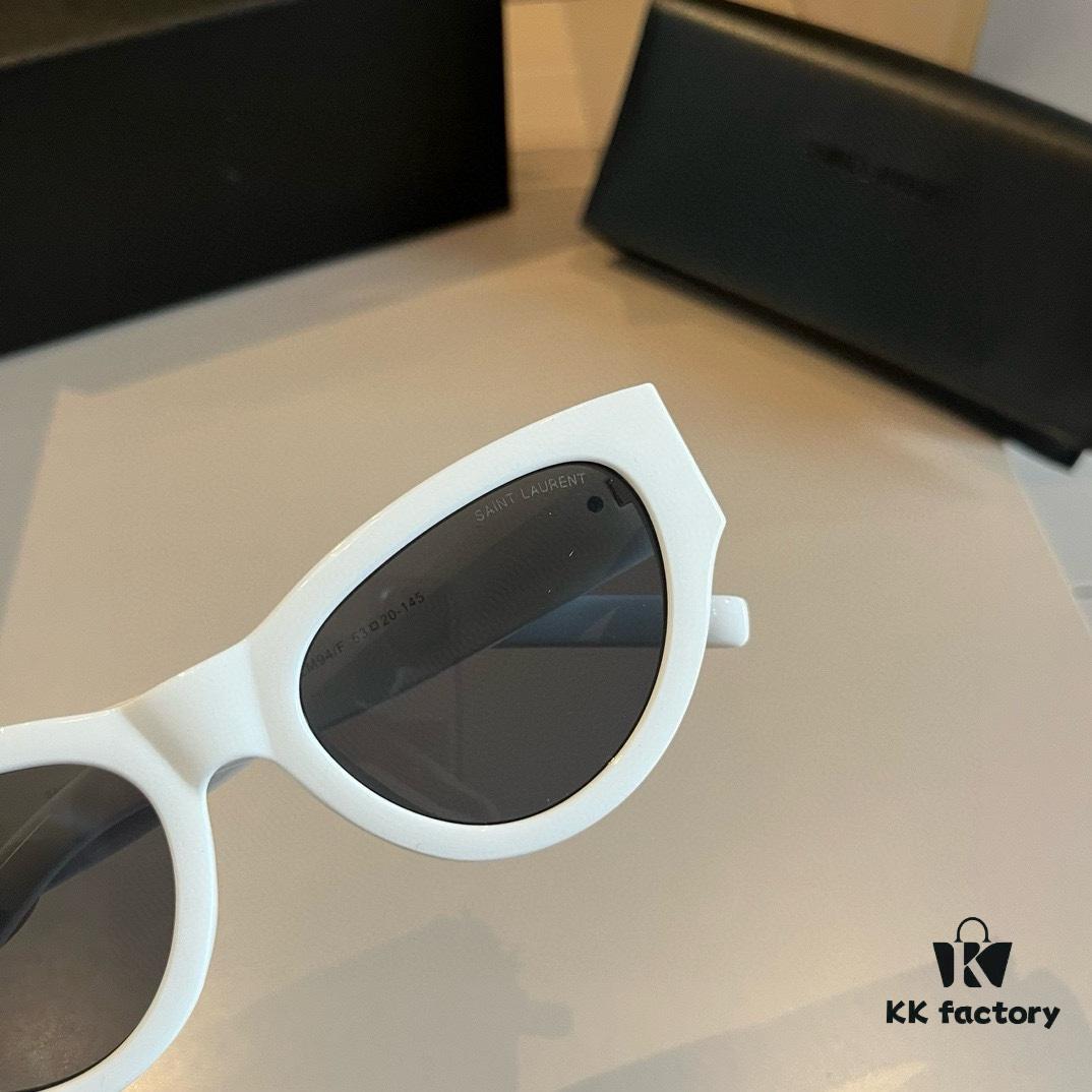 6931a99eccd8ab3d7af9e031 YSL Saint Laurent 2023 New Arrival Slm94 Gold Black Sunglasses
