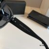 6931a99fccd8ab3d7af9e042 YSL Saint Laurent 2023 New Arrival SLM94 Gold Black Sunglasses