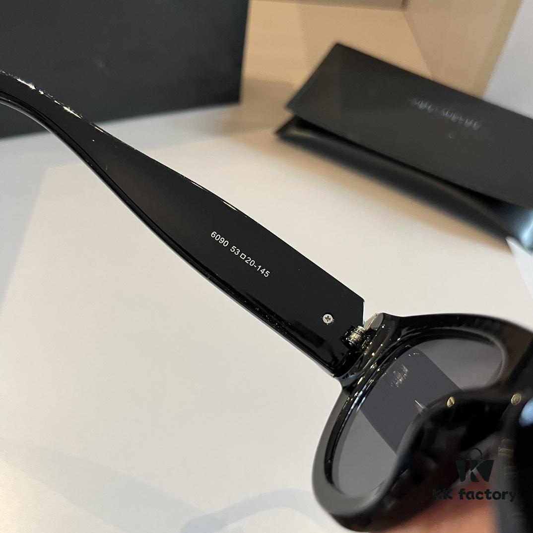6931a99fccd8ab3d7af9e043 YSL Saint Laurent 2023 New Arrival SLM94 Gold Black Sunglasses