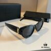 6931a9a3ccd8ab3d7af9e083 YSL Saint Laurent 2023 New Arrival SLM94 Gold and Black Sunglasses