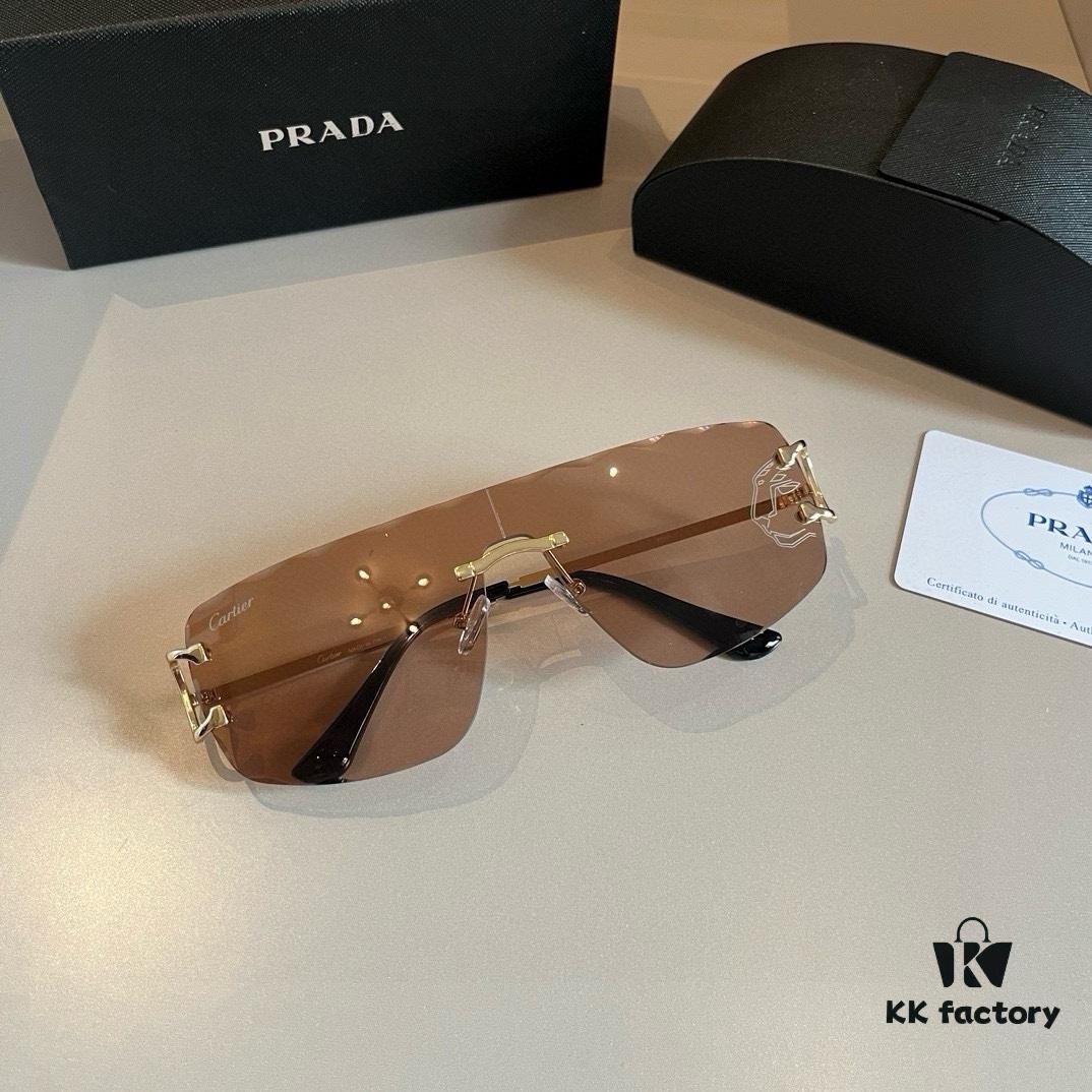 6931a9a4ccd8ab3d7af9e090 New Cartier Panther Head Sunglasses, Versatile and Stylish, High-End Fashion Eyewear