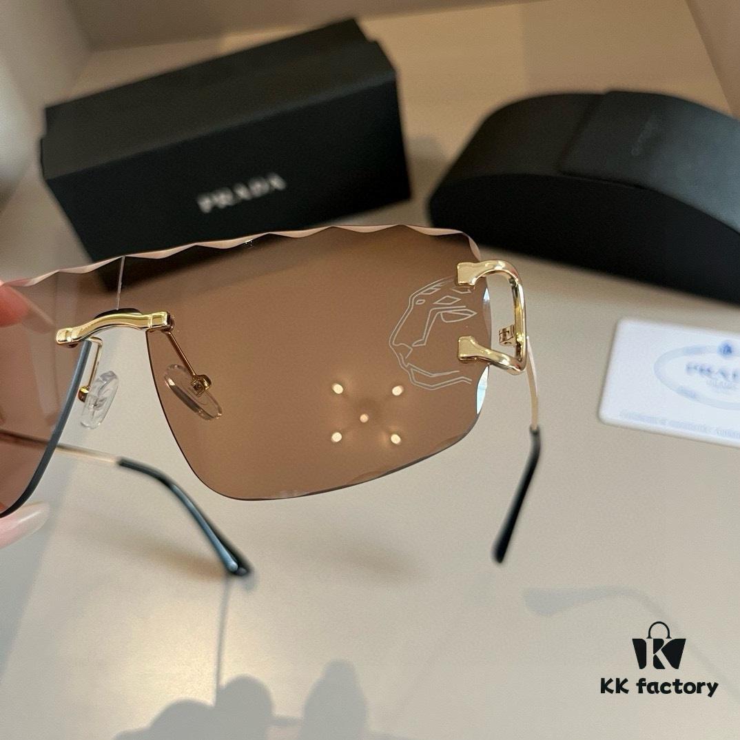 New Cartier Panther Head Sunglasses, Stylish and Versatile Unisex Design with Premium Elegance