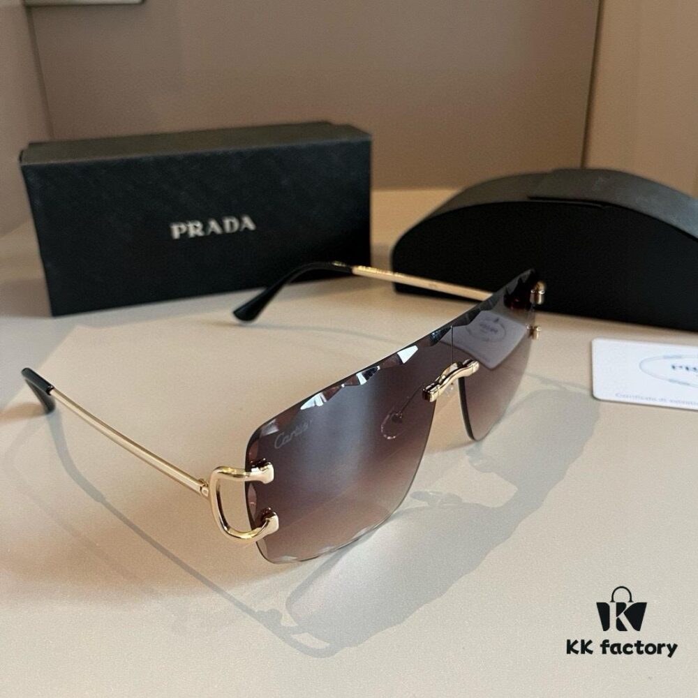 6931a9a6ccd8ab3d7af9e0b5 New Cartier Panther Head Sunglasses, Versatile and Stylish, High-End Fashion Eyewear