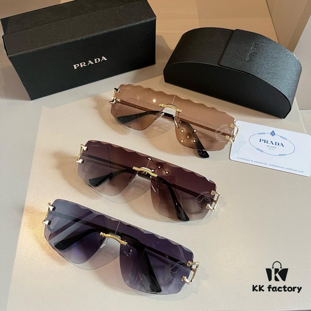 6931a9a8ccd8ab3d7af9e0ce New Cartier Panther Head Sunglasses, Stylish and Versatile Unisex Eyewear with Luxurious Appeal