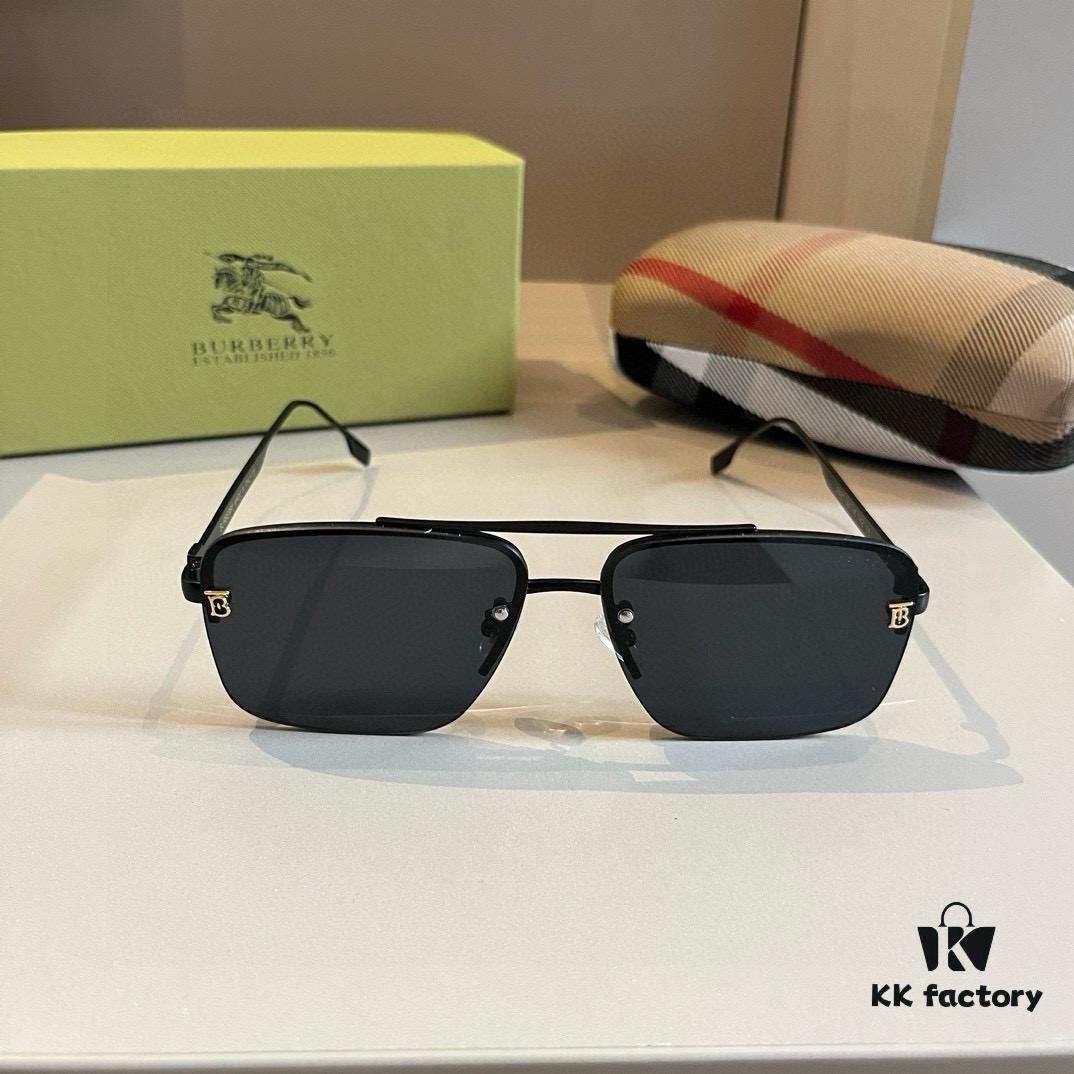 6931a9aaccd8ab3d7af9e0f6 Burberry New One-Piece Aviator Sunglasses, Must-Have Style for Travel, Celebrity Favorite Unisex Sun Glasses