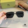 6931a9abccd8ab3d7af9e0f8 Burberry New One-Piece Aviator Sunglasses, Must-Have Style for Travel, Celebrity Favorite Unisex Sun Glasses