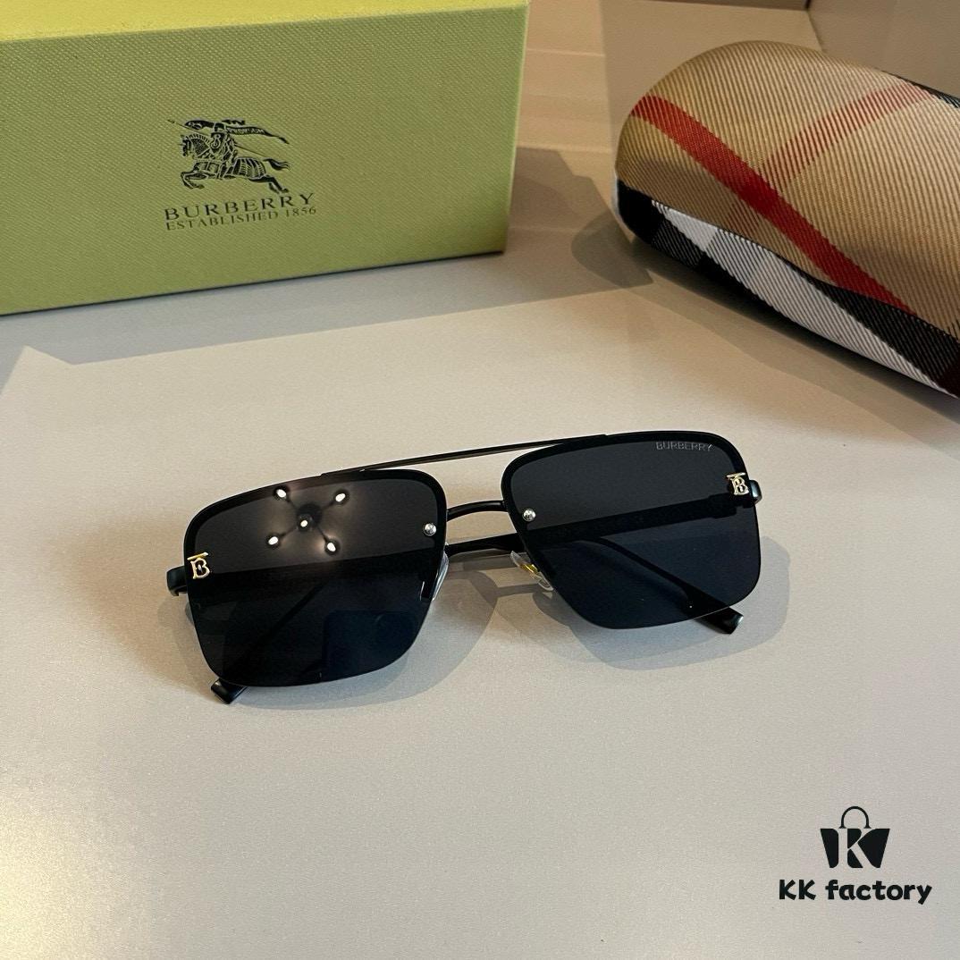 6931a9abccd8ab3d7af9e0fc Burberry New One-Piece Aviator Sunglasses, Must-Have Style for Travel, Celebrity Favorite Unisex Sun Glasses