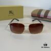 6931a9aeccd8ab3d7af9e12b Burberry New One-Piece Aviator Sunglasses, Must-Have Style for Travel, Popularized by Numerous Celebrities, Unisex Sun Glasses