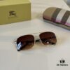 6931a9aeccd8ab3d7af9e12d Burberry New One-Piece Aviator Sunglasses, Must-Have Style for Travel, Popularized by Numerous Celebrities, Unisex Sun Glasses