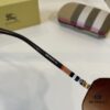 6931a9aeccd8ab3d7af9e130 Burberry New One-Piece Aviator Sunglasses, Must-Have Style for Travel, Popularized by Numerous Celebrities, Unisex Sun Glasses