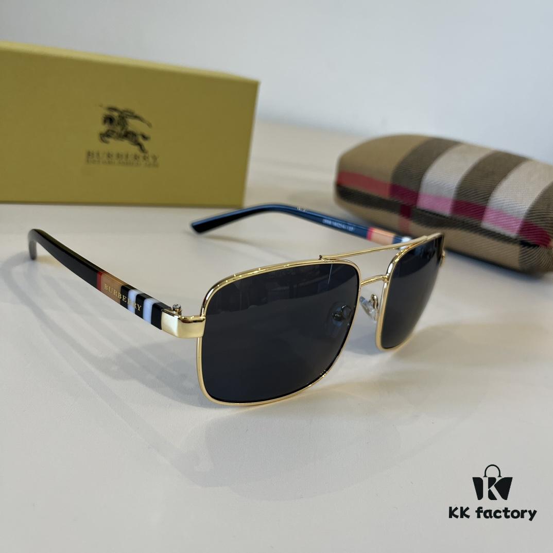 6931a9aeccd8ab3d7af9e133 Burberry New One-Piece Aviator Sunglasses, Must-Have Style for Travel, Popularized by Numerous Celebrities, Unisex Sun Glasses