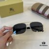 6931a9aeccd8ab3d7af9e135 Burberry New One-Piece Aviator Sunglasses, Must-Have Style for Travel, Popularized by Numerous Celebrities, Unisex Sun Glasses