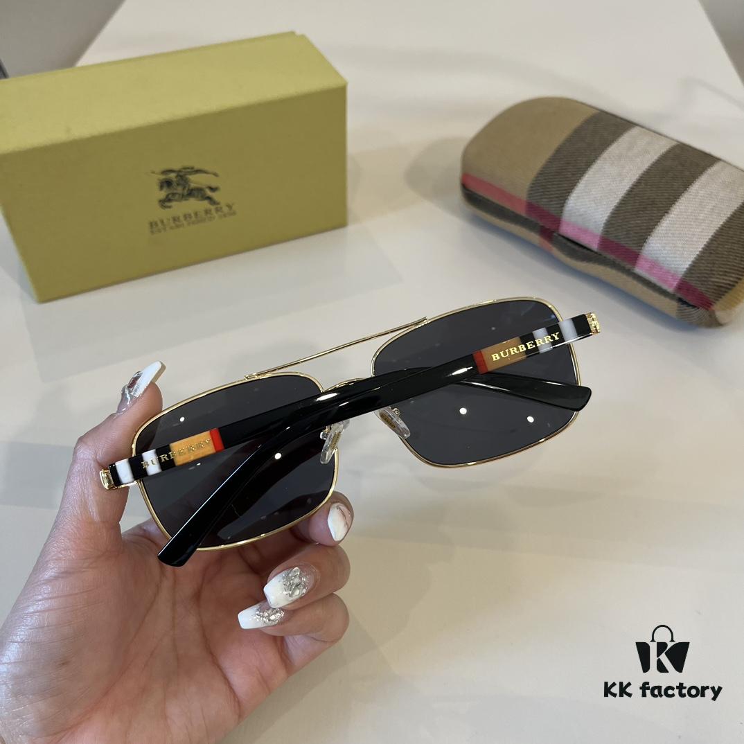 6931a9aeccd8ab3d7af9e137 Burberry New One-Piece Aviator Sunglasses, Must-Have Style for Travel, Popularized by Numerous Celebrities, Unisex Sun Glasses