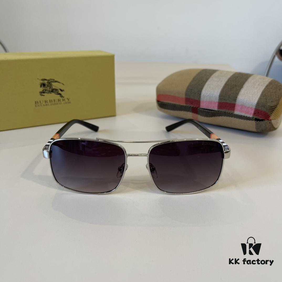 6931a9afccd8ab3d7af9e13d Burberry New One-Piece Aviator Sunglasses, Must-Have Style for Travel, Celebrity Favorite Unisex Sun Glasses